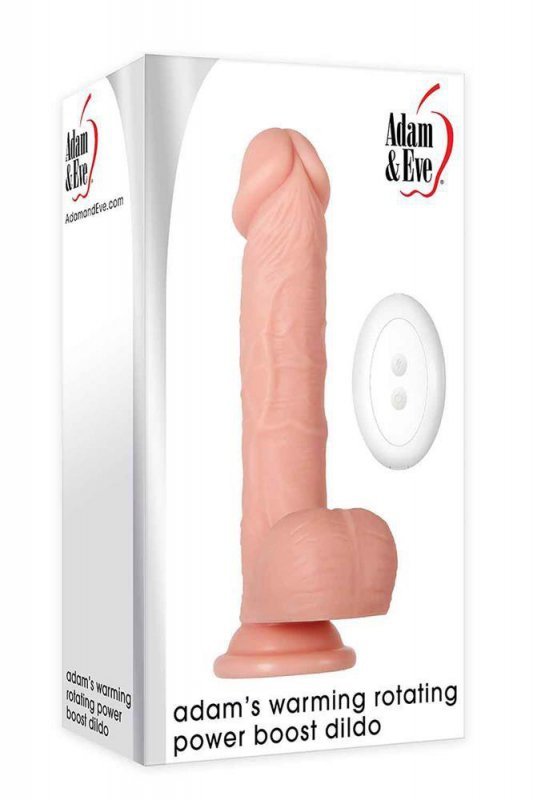 Podgrzewany naturalny wibrator z jądrami 19 cm