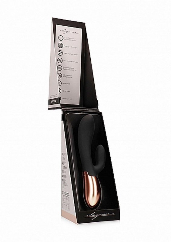 Heating g-spot vibrator - exquisite - black