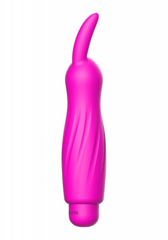 Mini wibrator króliczek masażer łechtaczki fuksjowy