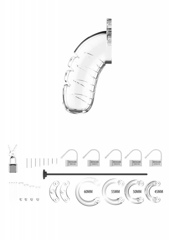 Męski pas cnoty klatka na penisa niewolnik bdsm 11,4 cm