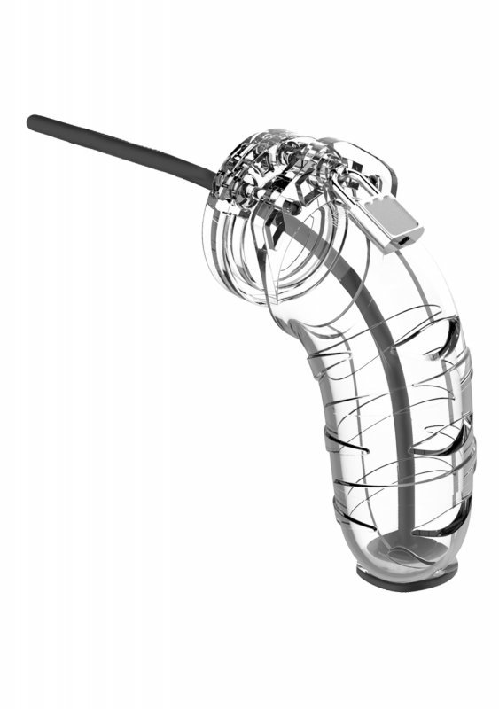 MĘSKI PAS CNOTY KLATKA NA PENISA PENIS NIEWOLNIK BDSM 14 CM