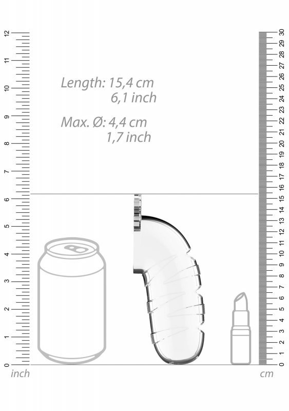 MĘSKI PAS CNOTY KLATKA NA PENISA PENIS NIEWOLNIK BDSM 14 CM