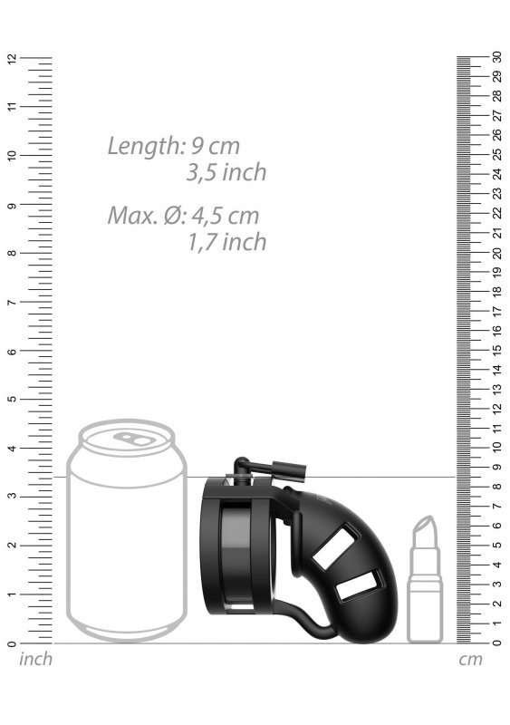 Męski pas cnoty klatka na penisa penis niewolnik bdsm 8,9 cm