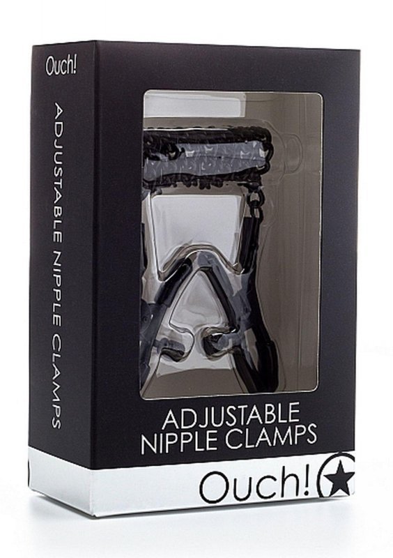 Adjustable nipple clamps - black