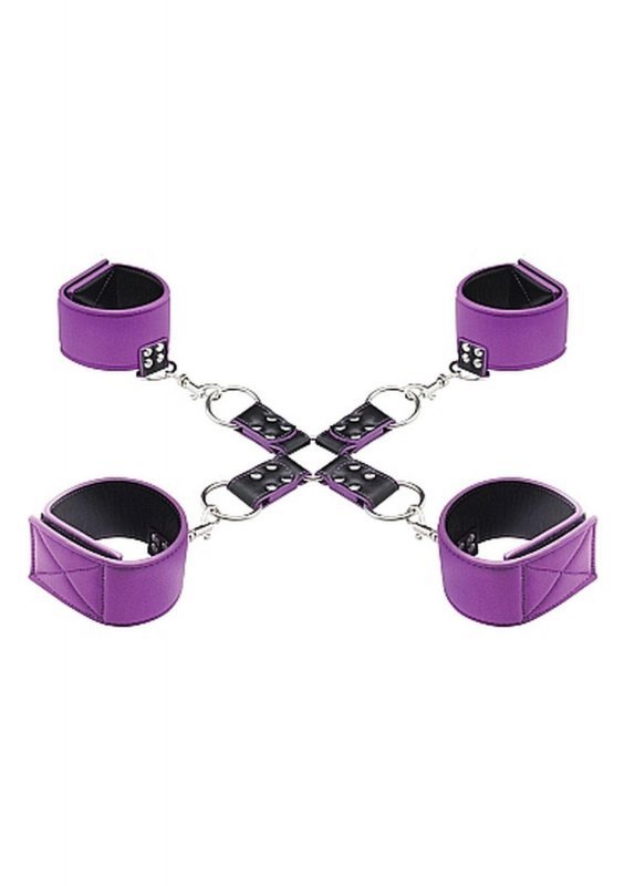 Krzyżak na nogi i ręce kajdanki Reversible Hogtie