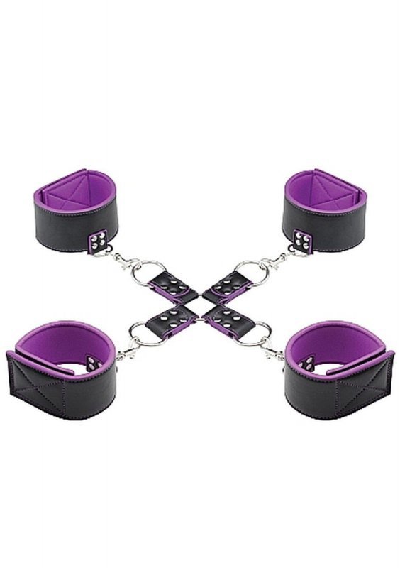 Krzyżak na nogi i ręce kajdanki Reversible Hogtie