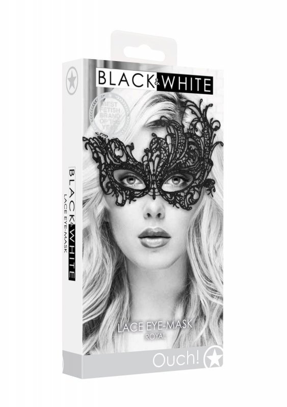 Lace Eye Mask - royal