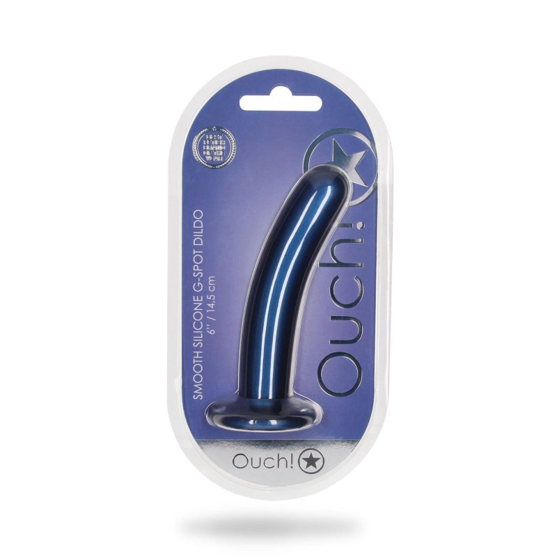 Smooth Silicone G-Spot Dildo - 6&#039;&#039; / 14,5 cm