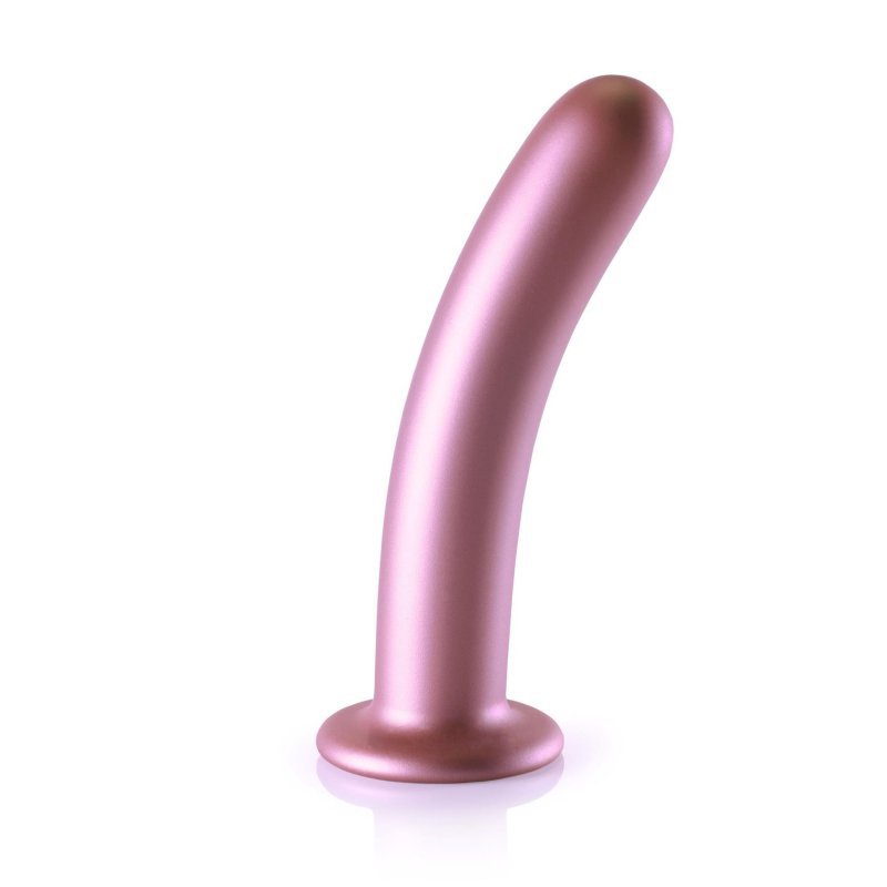 Smooth Silicone G-Spot Dildo - 7&#039;&#039; / 17 cm