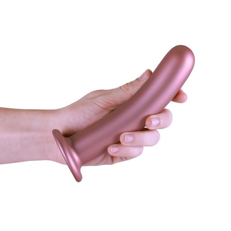 Smooth Silicone G-Spot Dildo - 7&#039;&#039; / 17 cm