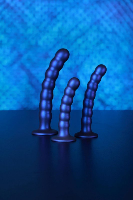 Beaded Silicone G-Spot Dildo - 5&#039;&#039; / 13 cm