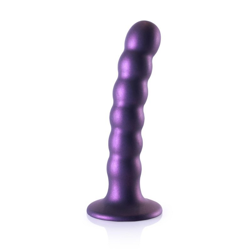 Beaded Silicone G-Spot Dildo - 5&#039;&#039; / 13 cm