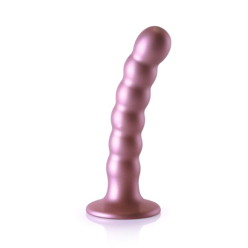 Beaded Silicone G-Spot Dildo - 5&#039;&#039; / 13 cm