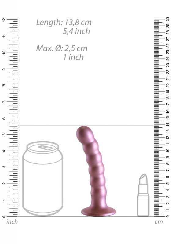 Beaded Silicone G-Spot Dildo - 5&#039;&#039; / 13 cm