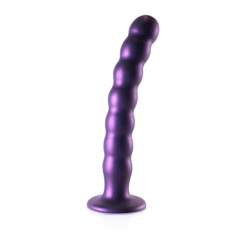Beaded Silicone G-Spot Dildo - 8&#039;&#039; / 20,5 cm