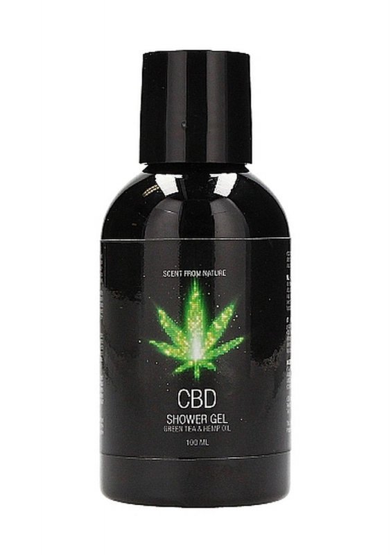 CBD - Bath and shower - luxe travel set - green tea hemp oil
