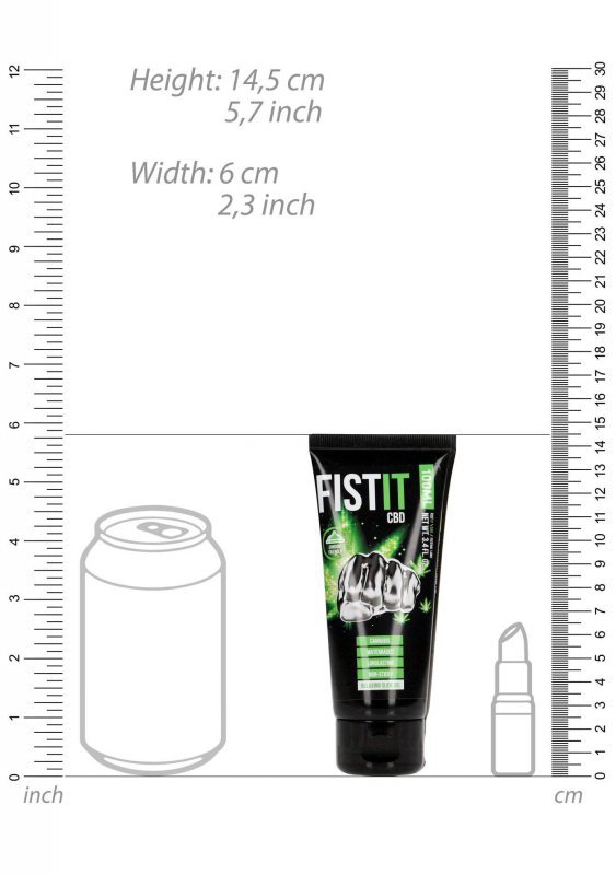 CBD lubricant - 3.4 fl oz / 100 ml