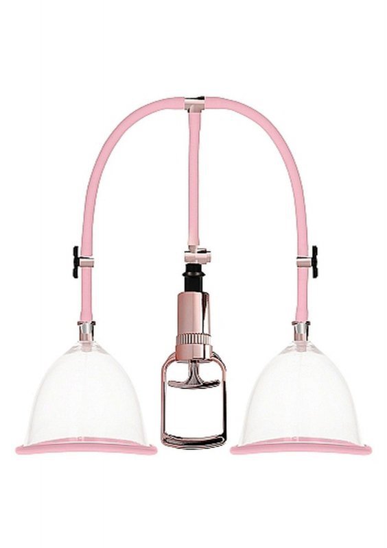 Breast pump set medium - rose gold