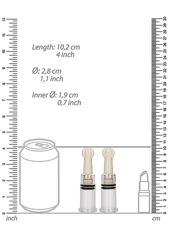 Pompeczki do sutków Nipple Suction S