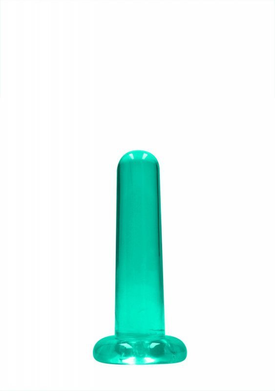 GŁADKIE DILDO KOREK ANALNY NA PRZYSSAWCE ZIELONY 13 CM