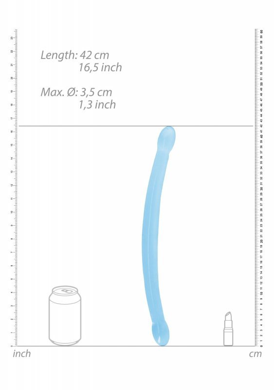 Podwójne długie dildo dla lesbijek  42 cm
