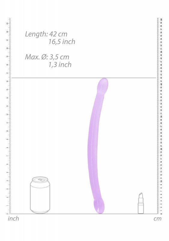 Podwójne długie dildo dla lesbijek  42 cm