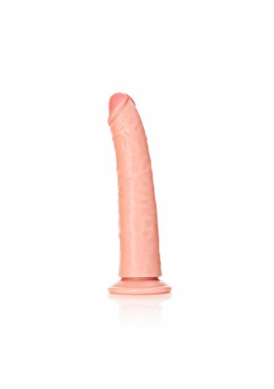 Smukły penis dildo na mocnej przyssawce 17,8 cm