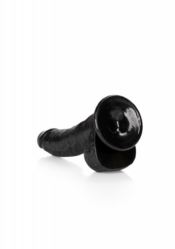 JAK PRAWDZIWY PENIS DILDO NA PRZYSSAWCE CZARNY 20 CM