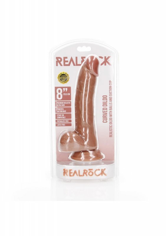 Jak prawdziwy penis dildo na przyssawce 20 cm