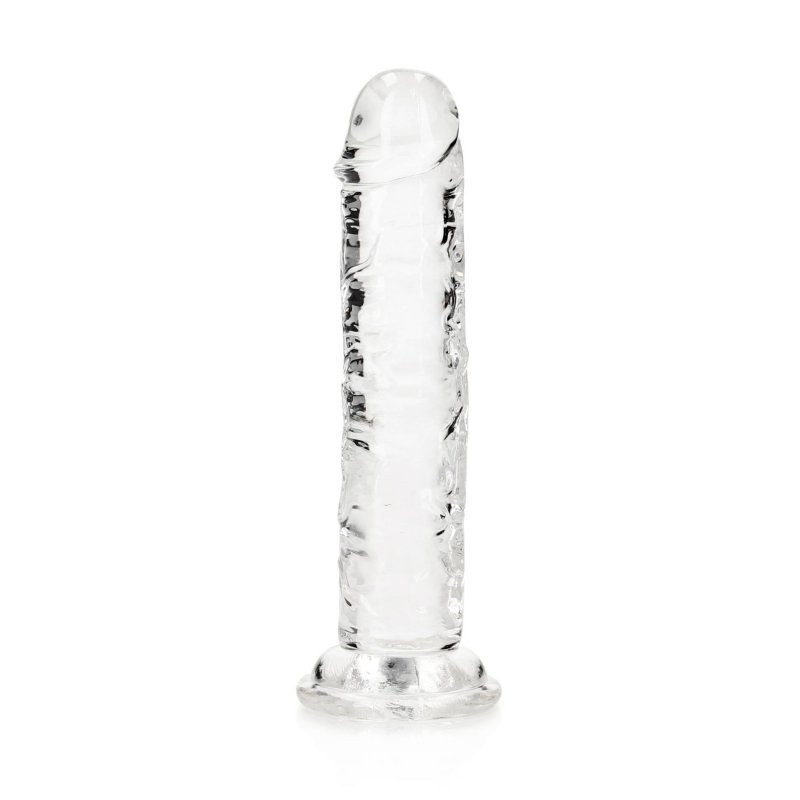 Realistyczne transparentne dildo na przyssawce  14,5 cm