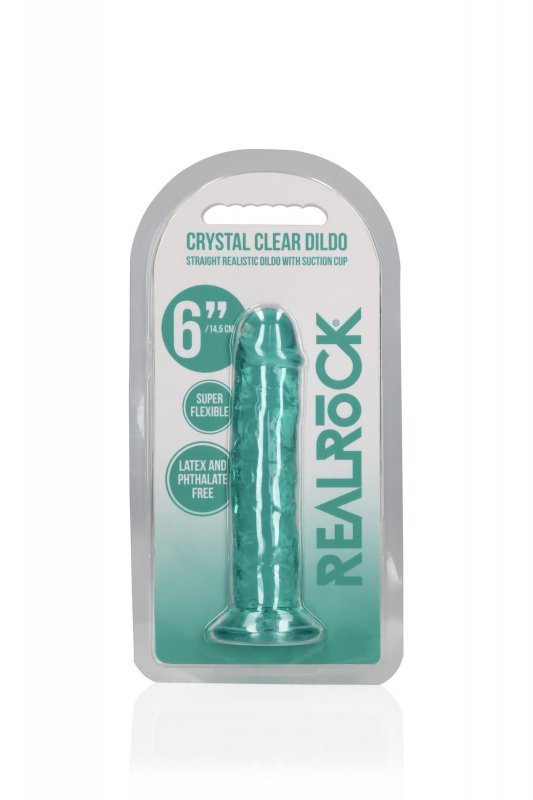 Straight Realistic Dildo with Suction Cup - 6&#039;&#039; / 14,5