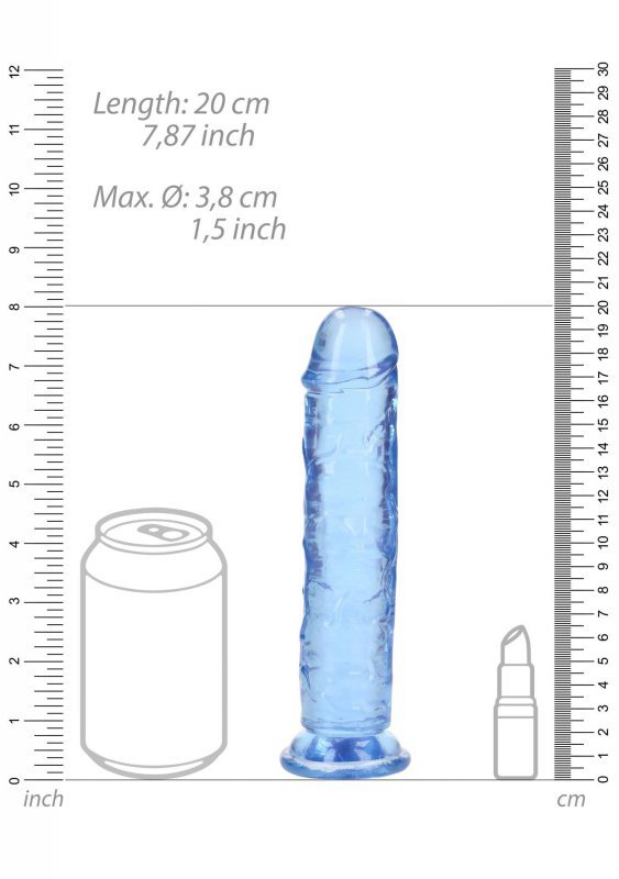 Straight Realistic Dildo with Suction Cup - 7&#039;&#039; / 18