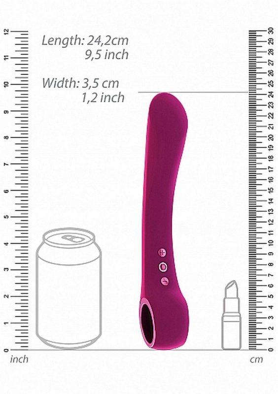 Wibrator sex masażer stymulator punktu g fioletowy