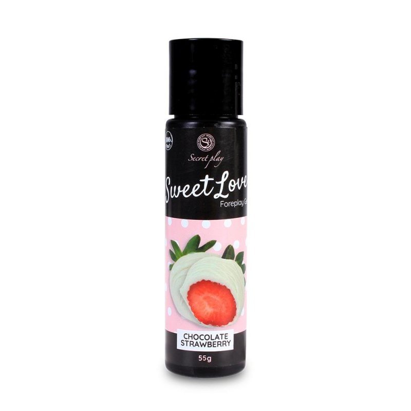 Jadalny kremow żyel intymny truskawka biała czekolada 60 ml
