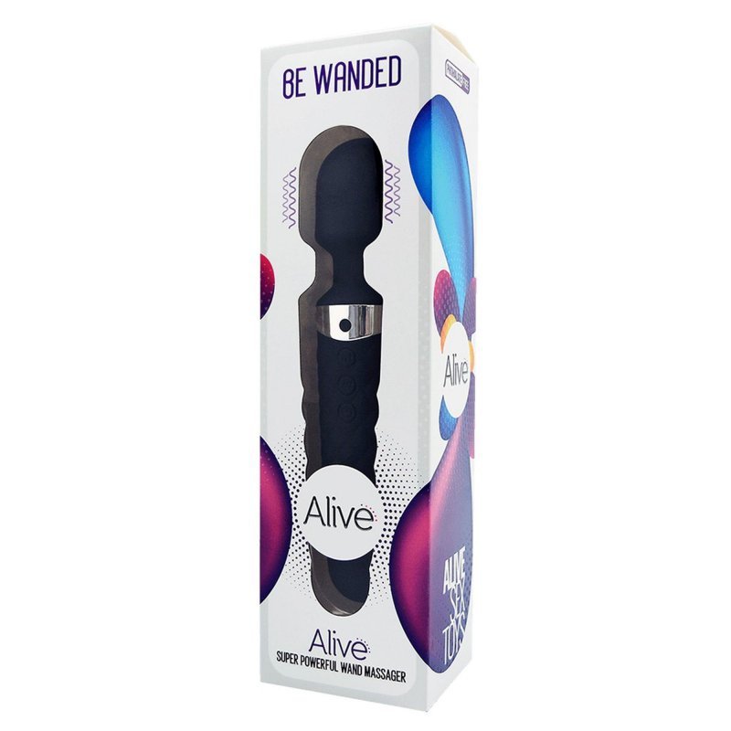 Masażer erotyczny różdżka wand stymulator czarny