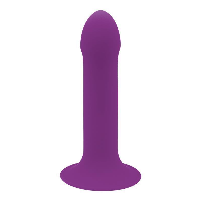 Gładkie dildo na przyssawce sztuczny penis fioletowy 12,7 cm