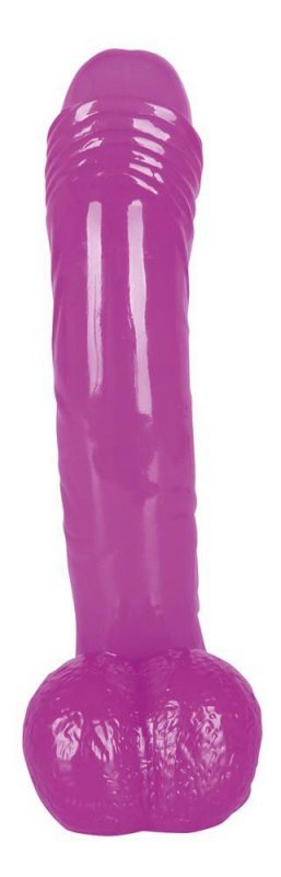 Dildo żelowe na przyssawce 19 cm