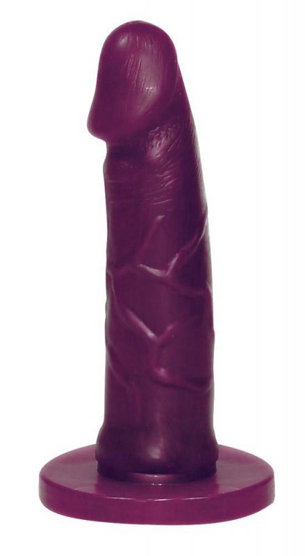 Zestaw strap-on stringi trzy różne fioletowe penisy dildo na pasku