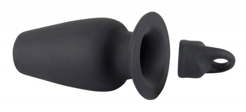 Tunelowy korek analny zatyczka plug z otworem rozpychacz