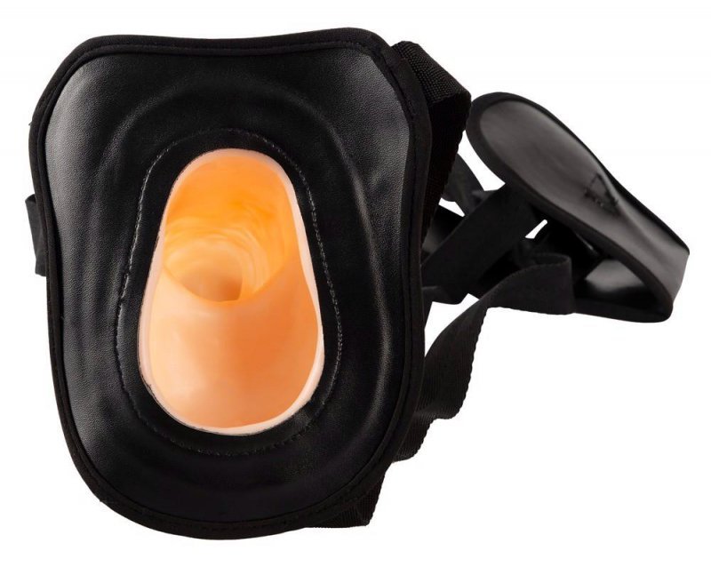 Sztywne twarde dildo strap-on proteza penisa z jądrami 24 cm