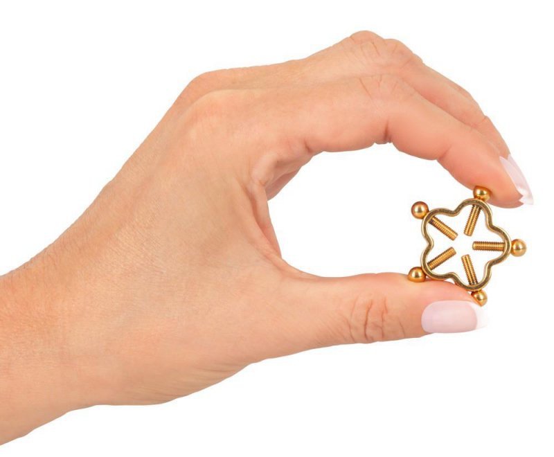 Zaciski klamerki na sutki śruby Bad Kitty jewellery 