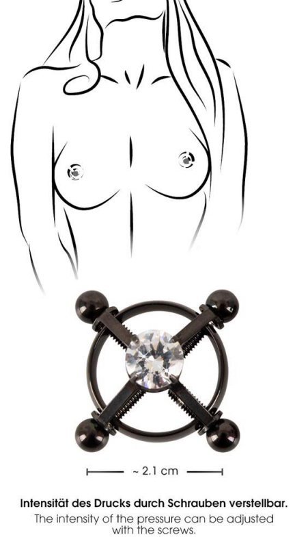 Klamerki na sutki z brylantem Bad Kitty jewellery 