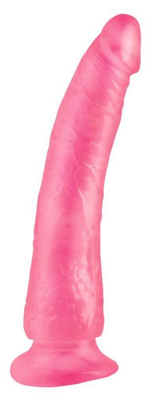 Zakrzywione dildo jak prawdziwy penis na przyssawce 21 cm