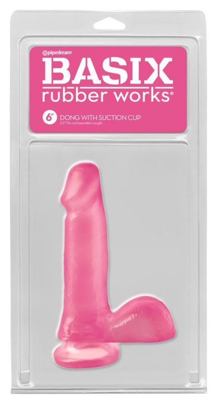 Dildo na przyssawce jak prawdziwy penis z jądrami 15 cm