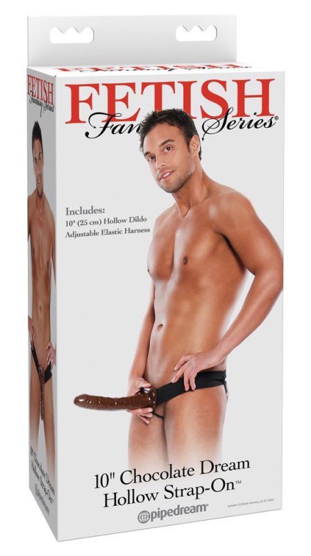 Realistyczna czekoladowa proteza penisa strap on dildo sztuczny penis 25 cm