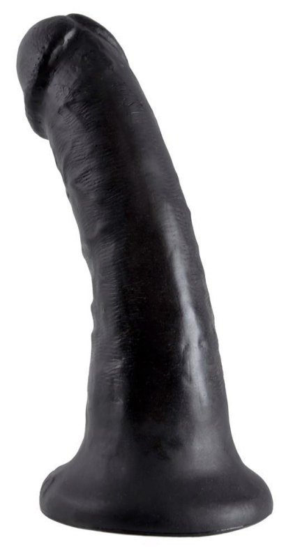 King cock 6&quot; cock dark