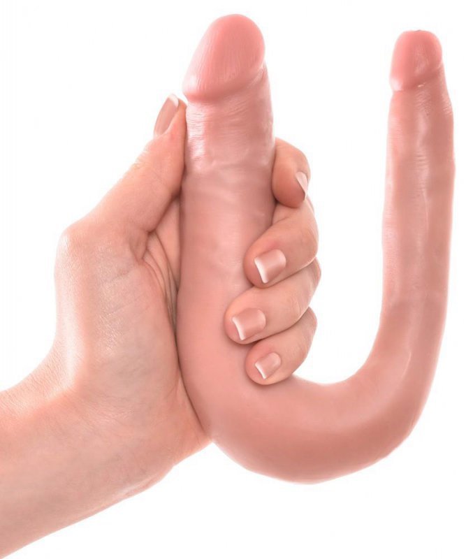 Realistyczne małe podwójne dildo 
