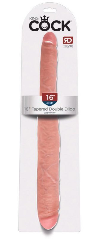 Długie podwójne realistyczne dildo dla lesbijek 40 cm