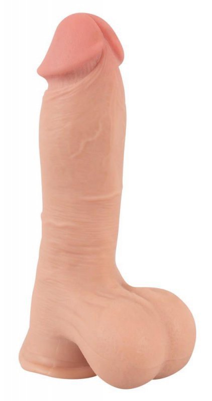 REALISTYCZNE DILDO Z RUCHOMĄ SKÓRĄ 20 CM