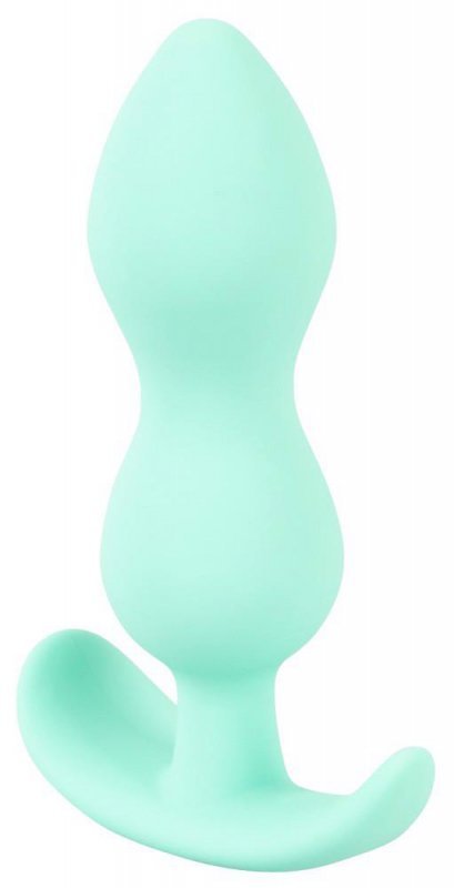 Korek analny z kulkami plug z uchwytem Cuties Plugs zielony